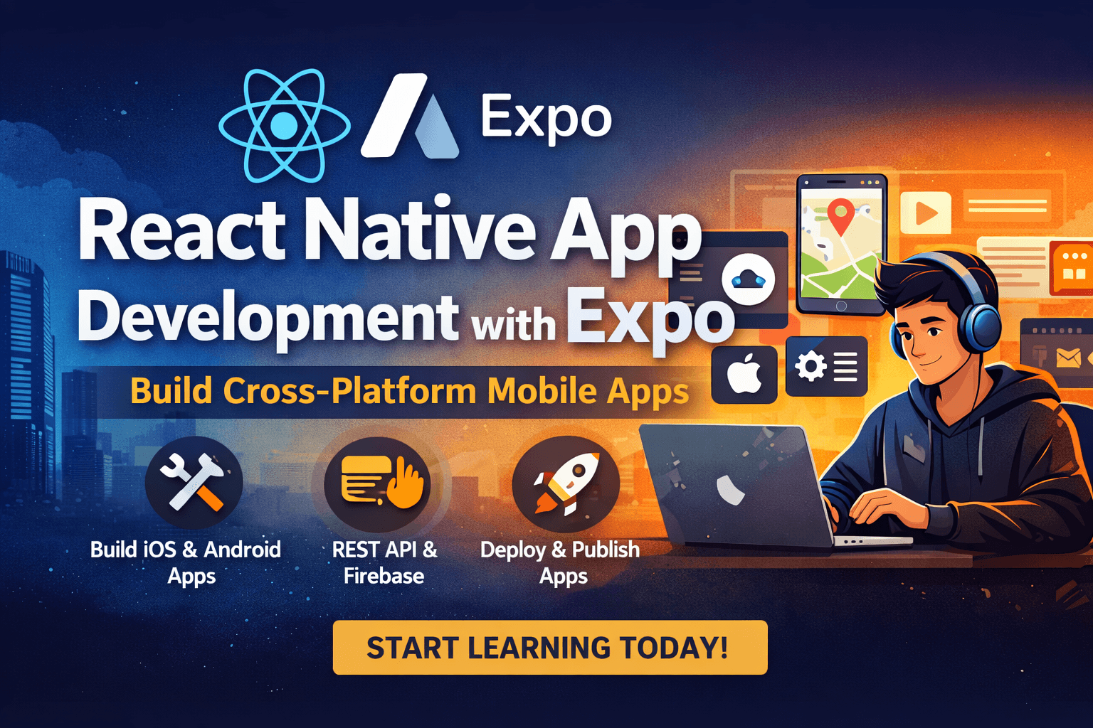 React Native App Development with Expo