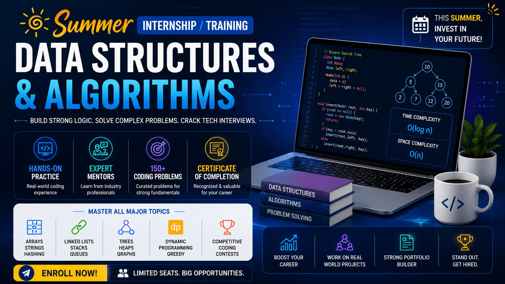 Data Structures & Algorithms Summer Internship & Training