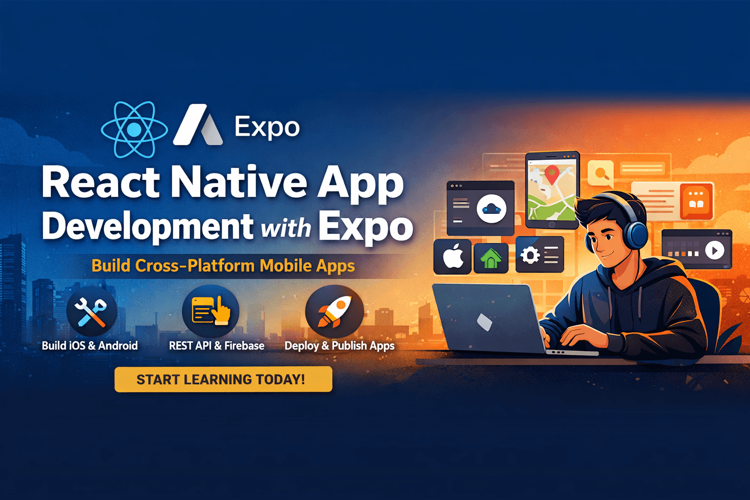 React Native App Development with Expo
